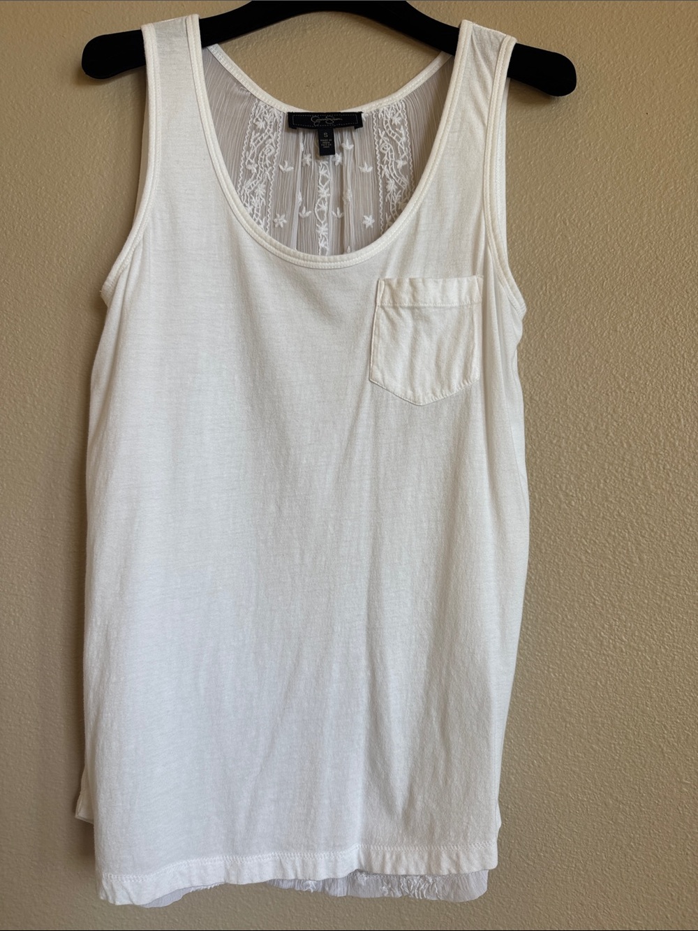 Jessica Simpson Lace Back Tank